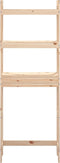 vidaXL - Toiletrek - 63x26x171 - cm - massief - grenenhout