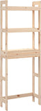 vidaXL - Toiletrek - 63x26x171 - cm - massief - grenenhout