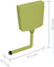 vidaXL - Toiletstortbak - met - watertoevoer - onderin - 3/6 - L - olijfgroen