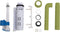 vidaXL - Toiletstortbak - met - watertoevoer - onderin - 3/6 - L - olijfgroen
