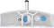 vidaXL - Toiletstortbak - met - watertoevoer - onderin - 3/6 - L - zalmkleurig
