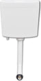 vidaXL - Toiletstortbak - met - watertoevoer - onderin - 3/6 - L - currygeel
