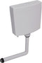 vidaXL - Toiletstortbak - met - watertoevoer - onderin - 3/6 - L - wit