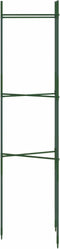 vidaXL - Tomatenkooi - 2 - st - 116 - cm - staal - en - polypropeen