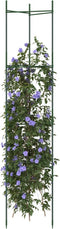vidaXL - Tomatenkooi - 2 - st - 154 - cm - staal - en - polypropeen