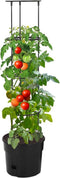 vidaXL - Tomatenkweekpot - ø29,5x115 - cm - polypropeen - antracietkleurig