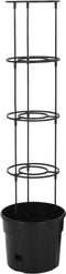 vidaXL - Tomatenkweekpot - ø29,5x115 - cm - polypropeen - antracietkleurig