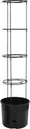 vidaXL - Tomatenkweekpot - ø39x150 - cm - polypropeen - antracietkleurig