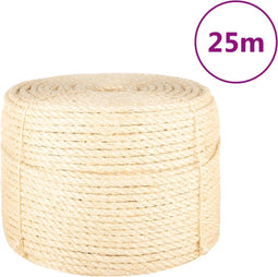vidaXL - Touw - 10 - mm - 25 - m - 100% - sisal