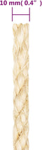 vidaXL - Touw - 10 - mm - 25 - m - 100% - sisal