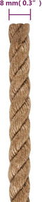 vidaXL - Touw - 100% - jute - 8 - mm - 500 - m