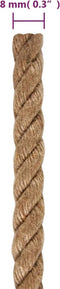 vidaXL - Touw - 100 - m - lang - 8 - mm - dik - jute