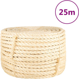 vidaXL - Touw - 16 - mm - 25 - m - 100% - sisal