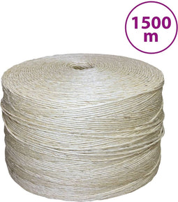 vidaXL - Touw - 2 - mm - 1500 - m - 100% - sisal