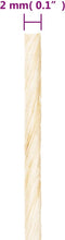 vidaXL - Touw - 2 - mm - 1500 - m - 100% - sisal