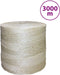 vidaXL - Touw - 2 - mm - 3000 - m - 100% - sisal