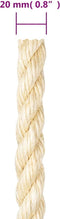 vidaXL - Touw - 20 - mm - 25 - m - 100% - sisal