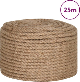vidaXL - Touw - 25 - m - lang - 12 - mm - dik - jute