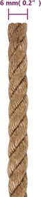 vidaXL - Touw - 25 - m - lang - 6 - mm - dik - jute