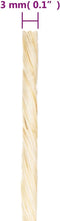 vidaXL - Touw - 3 - mm - 400 - m - 100% - sisal
