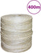 vidaXL - Touw - 3 - mm - 400 - m - 100% - sisal