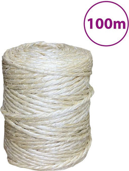 vidaXL - Touw - 4 - mm - 100 - m - 100% - sisal