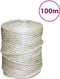 vidaXL - Touw - 4 - mm - 100 - m - 100% - sisal
