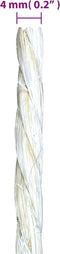 vidaXL - Touw - 4 - mm - 100 - m - 100% - sisal