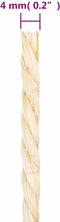vidaXL - Touw - 4 - mm - 100 - m - 100% - sisal