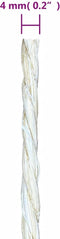 vidaXL - Touw - 4 - mm - 250 - m - 100% - sisal