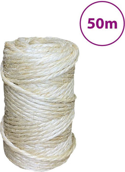 vidaXL - Touw - 4 - mm - 50 - m - 100% - sisal
