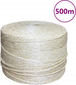 vidaXL - Touw - 4 - mm - 500 - m - 100% - sisal