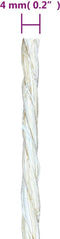 vidaXL - Touw - 4 - mm - 500 - m - 100% - sisal