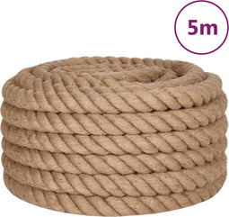 vidaXL - Touw - 5 - m - lang - 40 - mm - dik - jute