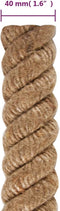 vidaXL - Touw - 5 - m - lang - 40 - mm - dik - jute