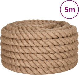vidaXL - Touw - 5 - m - lang - 50 - mm - dik - jute