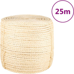 vidaXL - Touw - 8 - mm - 25 - m - 100% - sisal