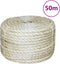 vidaXL - Touw - 8 - mm - 50 - m - 100% - sisal
