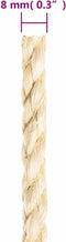 vidaXL - Touw - 8 - mm - 50 - m - 100% - sisal