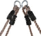 vidaXL - Touwladder - 200 - cm - hout