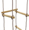 vidaXL - Touwladder - 200 - cm - hout