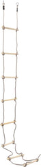 vidaXL - Touwladder - 290 - cm - hout