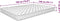 vidaXL - Traagschuimmatras - 140x190x17 - cm - wit