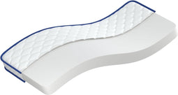 vidaXL - Traagschuimmatras - 80x160x17 - cm - wit