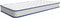 vidaXL - Traagschuimmatras - 80x160x17 - cm - wit