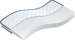 vidaXL - Traagschuimmatras - 90x190x17 - cm - wit