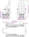 vidaXL - Tractorstoel - met - ophanging