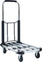 vidaXL - Transportwagen - inklapbaar - 150 - kg - aluminium - zilverkleurig