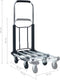 vidaXL - Transportwagen - inklapbaar - 150 - kg - aluminium - zilverkleurig