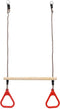 vidaXL - Trapezestang - met - ringen